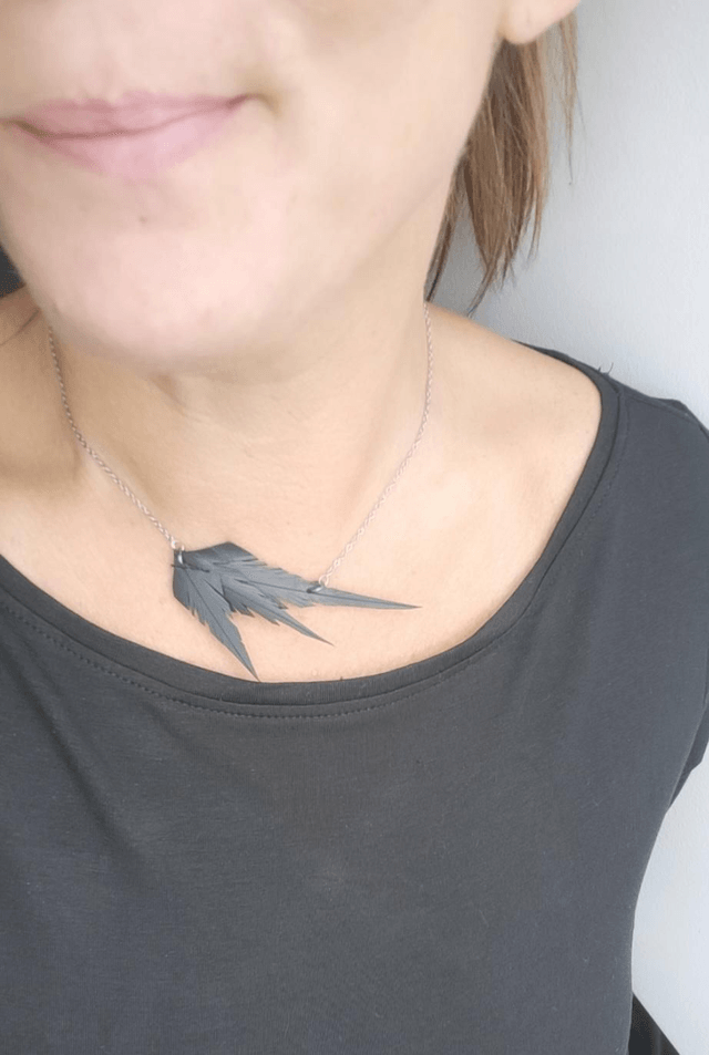 Collier Mélia 3 plumes