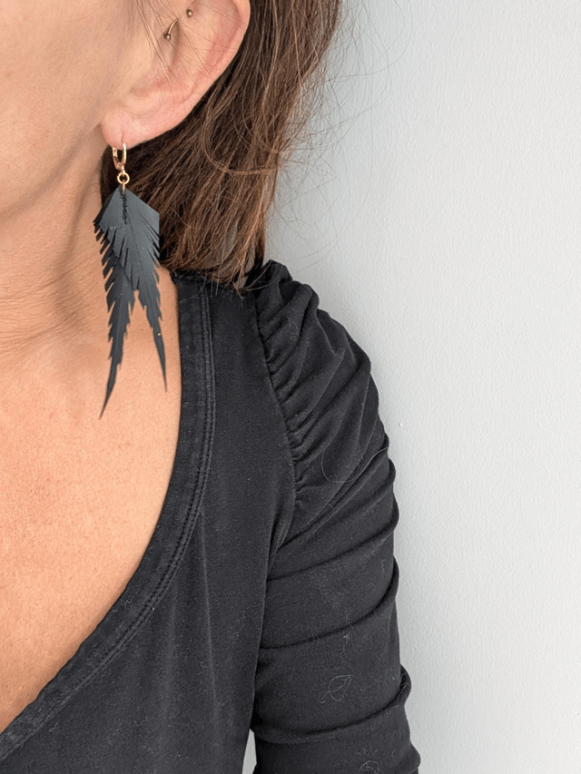 Boucle plume en chambre à air 